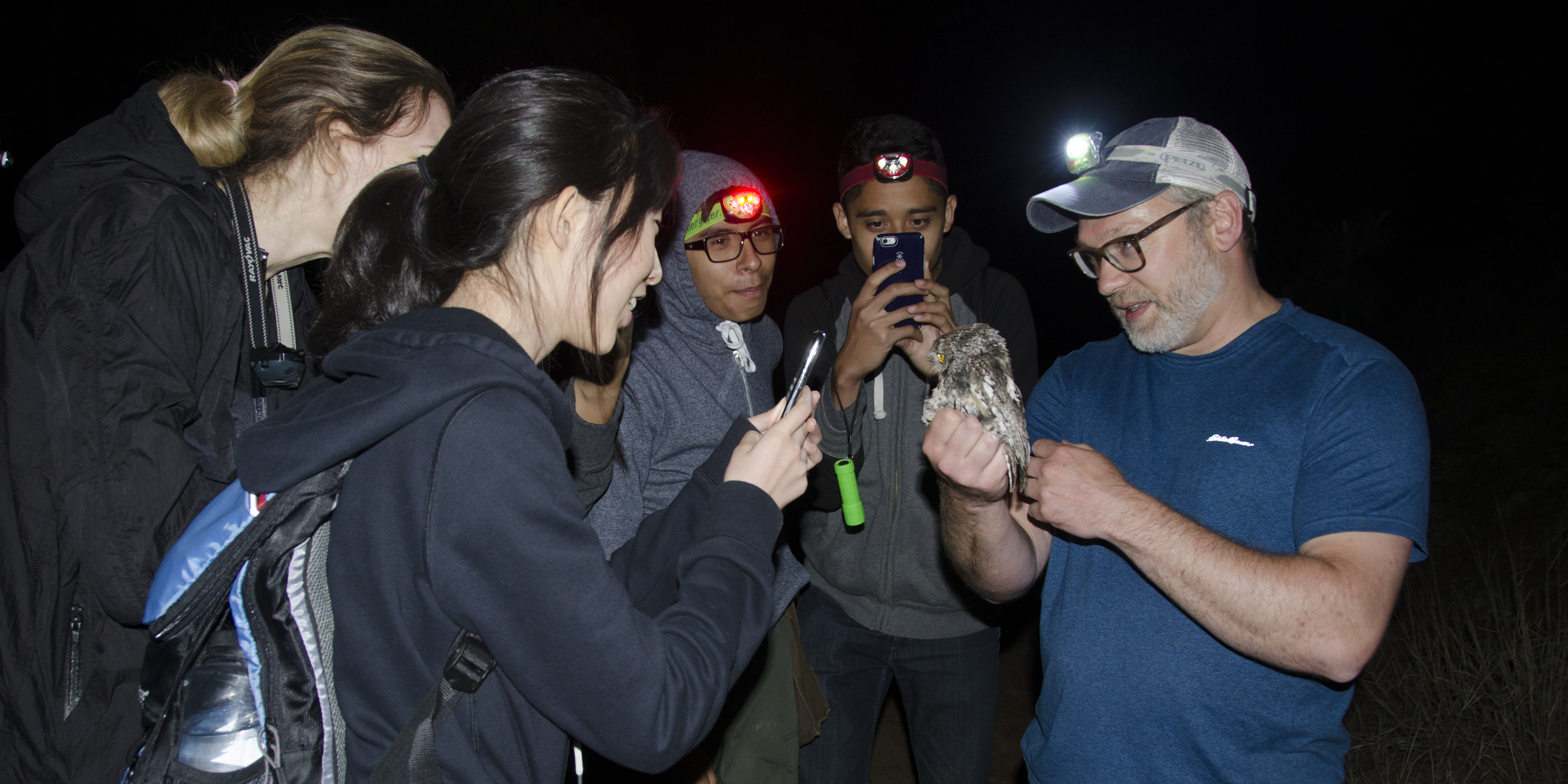 Ignite fellows have banded and weighed owl nestlings and taken tree and habitat measurements to identify the impact of climate change on forest owl breeding in Utah. 